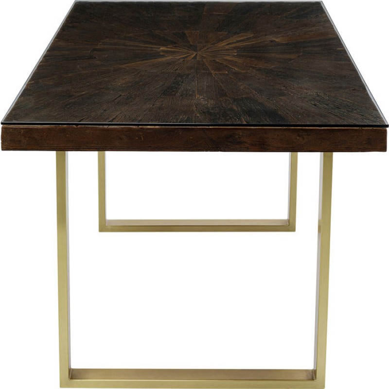 Table Conley Brass 180x90cm